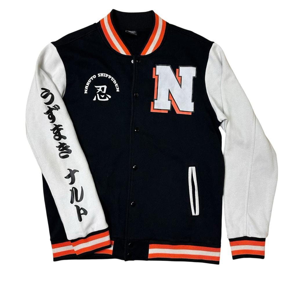 Naruto Shippuden Ltd Edt Varsity Track Jacket Y2K Masashi Kishimoto Anime Medium